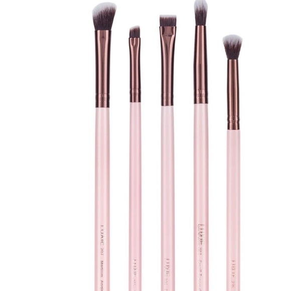 Luxie Rose Gold Collection Eye Essential Brush Set - Picture 2 of 7